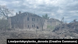 Наслідки обстрілів Торецька, архівне фото