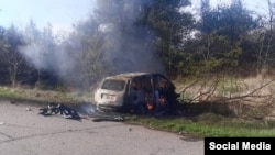 Наслідок обстрілів Херсонщини російськими військовими, люстративне фото