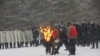 Ілюстрацыйнае фота. Менская міліцыя на вучэньнях «перад выбарамі 2024 году», 29 лістапада 2023 году