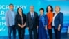 Жарандык коомдун өкүлдөрү БУУнун баш катчысы Антониу Гутерриш менен. 2-июль, 2024. 