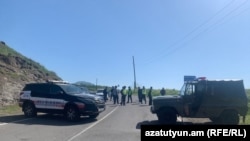 Ոստիկանները փակել են Ոսկեպար-Բաղանիս ճանապարհը, 23-ը ապրիլի, 2024թ․