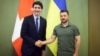 Президент України Володимир Зеленський і прем’єр-міністр Канади Джастін Трюдо (ліворуч). Київ, 10 червня 2023 року (ілюстративне фото)