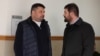 Андрій Наумов (зліва) у Вищому суді міста Ніш у Сербії, який почав повторний розгляд справи проти нього про відмивання грошей, березень 2024 року