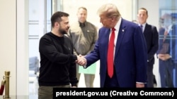 Volodimir Zelenski və Donald Tramp