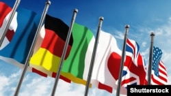 До G7 входять Канада, Франція, Німеччина, Італія, Японія, Великобританія і США 