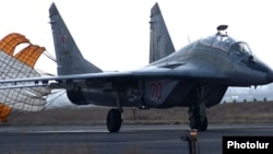 Un avion de luptă MiG-29 