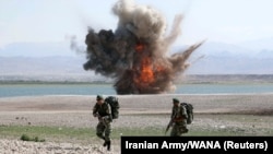 نمایی از رزمایش فاتحان خیبر در شمال غرب ایران