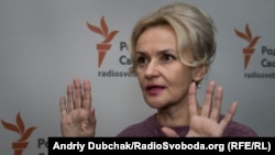 Украина - Ирина Фарион, поранешна украинска пратеничка, 16 ноември 2016 година.