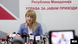 Директорката на Управата за јавни приходи, Сања Лукаревска