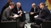 Президент Росії Володимир Путін та британський прем'єр-міністр Борис Джонсон під час саміту щодо Лівії у Берліні 19 січня