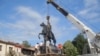 Поставувањето на споменикот на Филип Втори во Битола 