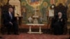 Прем’єр-міністр України Денис Шмигаль(л) та патріарх всієї Грузії, першоієрарх Грузинської православної церкви Ілія ІІ