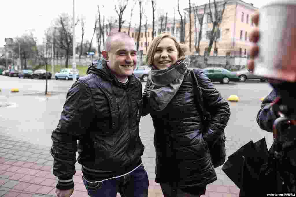 Арцём Яроменак з жонкай Валянцінай