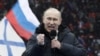 Путин митингта илне сугышка әзерләгәндәй чыгыш ясады