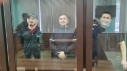 Альберт Тагиров, Вилюр Сагадиев и Айнур Каримов (слева направо) в суде