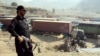 Pakistan bilen Ogwanystanyň serhedindäki Torham araçägindäki NATO-nyň ýük kerweni.