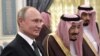 Президент Росії Володимир Путін (л) та король Саудівської Аравії Салман в Ер-Ріяді, Саудівська Аравія, 14 жовтня 2019 року
