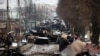Зруйнована російська військова техніка у Бучі