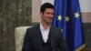 Novak Djokovici, la întâlnirea cu președintele Serbiei, Aleksandar Vucici la Belgrad, 3 februarie 2022
