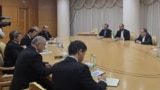 Eýranyň daşary işler ministri Abbas Arakçi Türkmenistanyň Daşary işler ministrliginde duşuşyk geçirýär.
