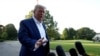 Доналд Трамп пеш аз сафар ба шаҳри Гаагаи Ҳолланд барои ҳузур дар нишасти НАТО.